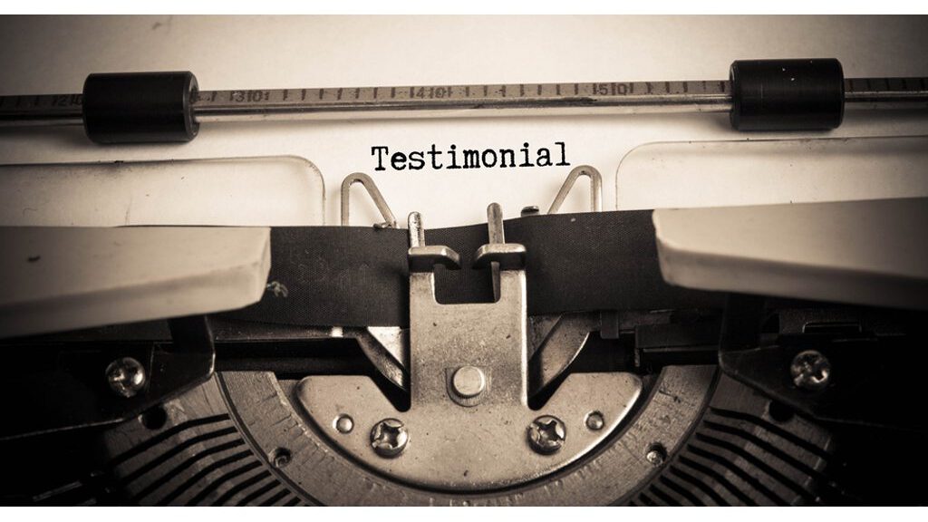 Receiving a Testimonial