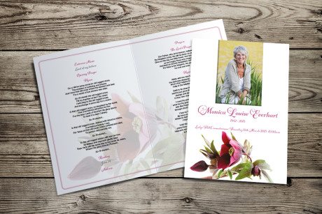 Hellebore Funeral Order of Service by Fitting Farewell