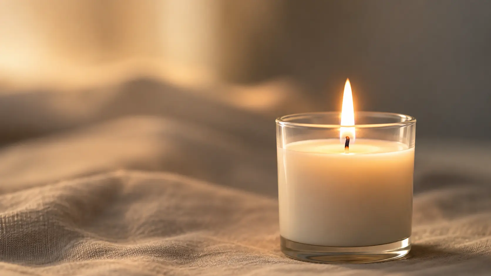Memorial candle for remembrance.