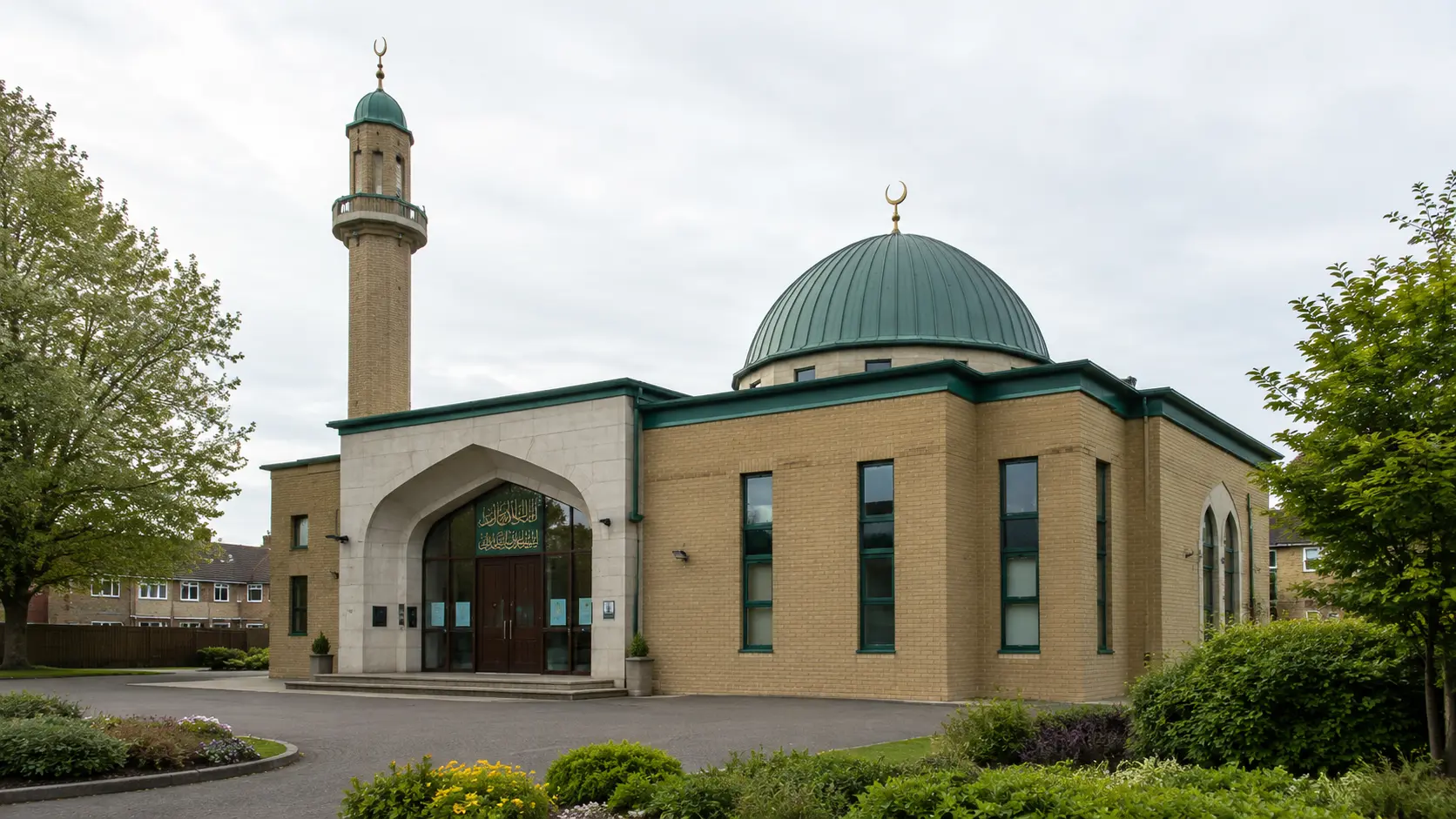 Mosque exterior.